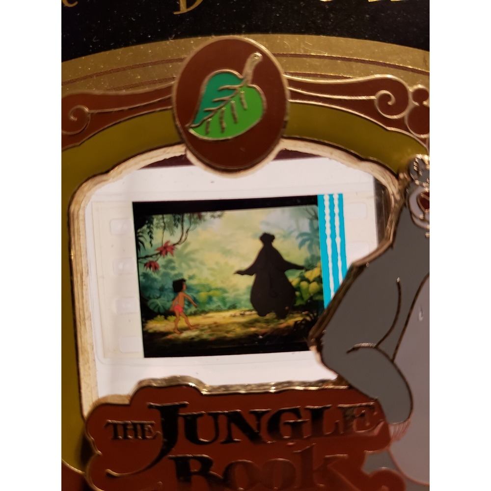 Disney The Jungle Book A Piece of‎ Disney Movies Pin Film Cell Baloo Mowgli LE